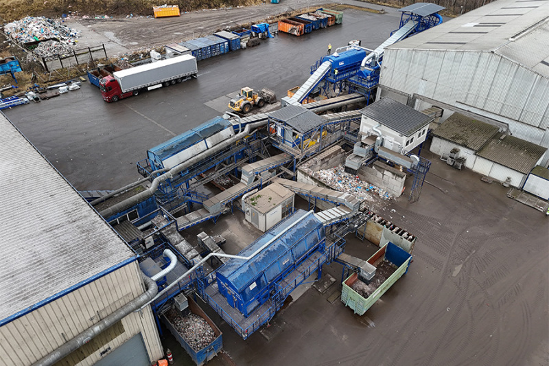 Die Anlage aus der Luft.